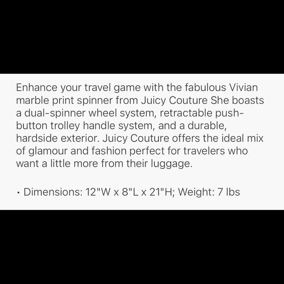 🎉Last deal🎉Juicy Couture Luggage - Picture 11 of 12